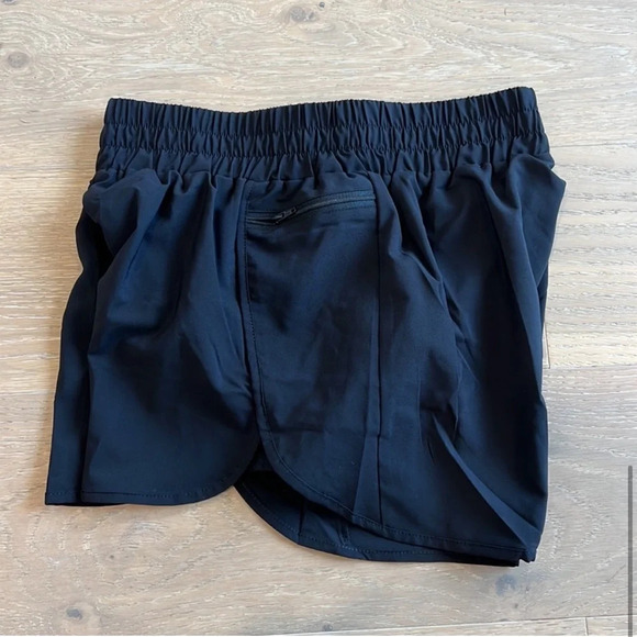 Women’s athletic shorts Black Running Shorts Lined Pockets Pickleball Tennis - Picture 5 of 5